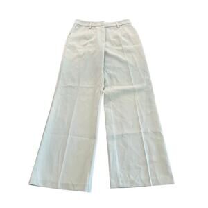 NWT Avec Les Filles Women's Mint Green Pastel Wide Leg Trouser Pants Size 6
